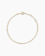 14K Gold Micro Mini Parker Bracelet || option::14K Solid Gold