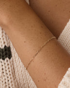 14K Gold Micro Mini Parker Bracelet || option::14K Solid Gold