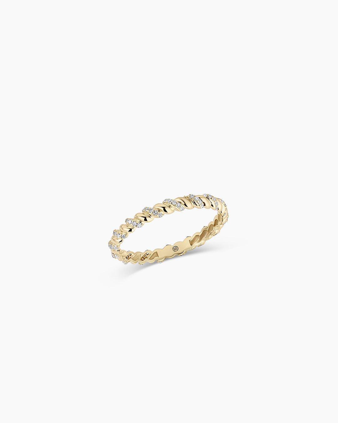Diamond Crew Ring || option::14K Solid Gold