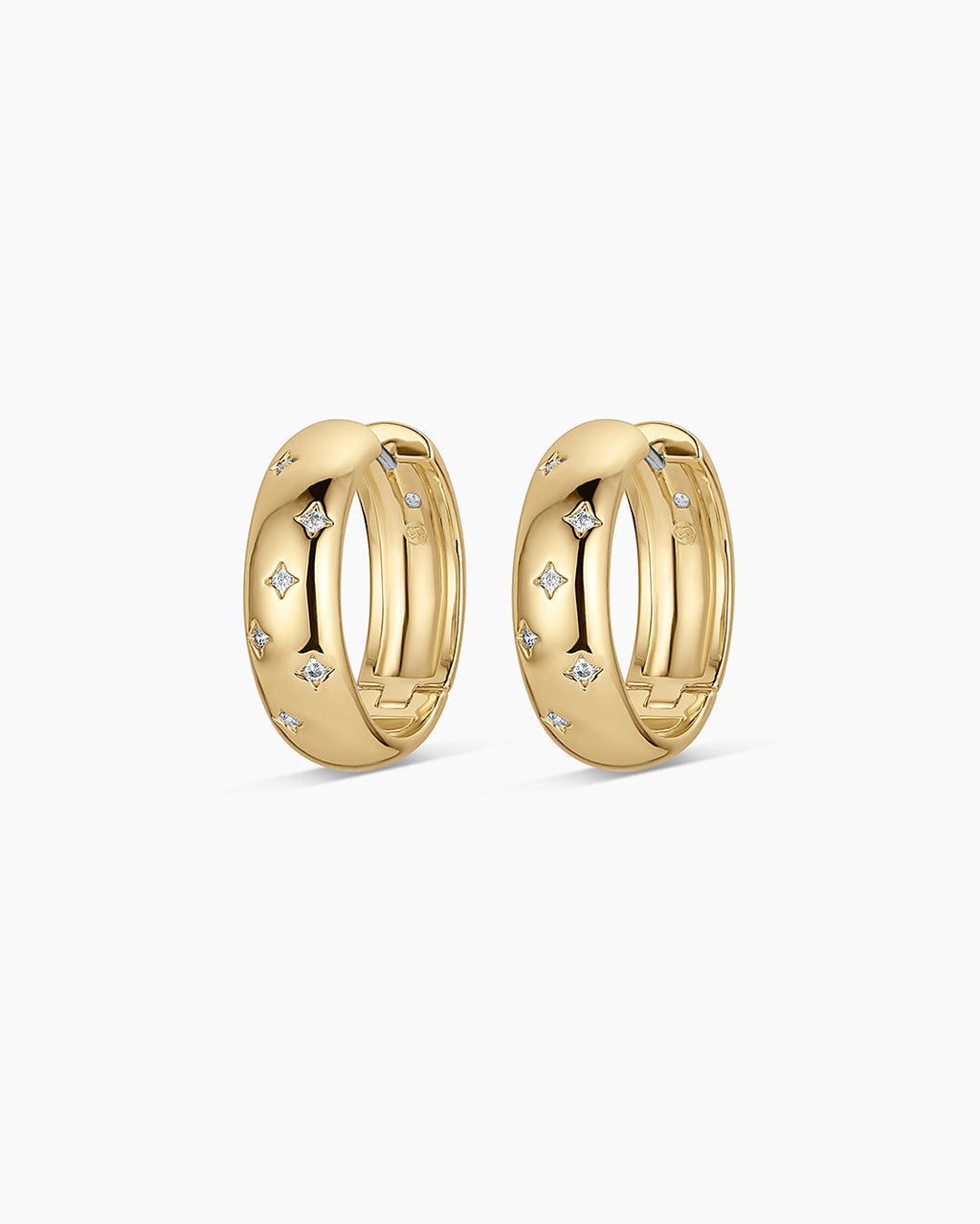 Celeste Hoops || option::18K Gold Plated