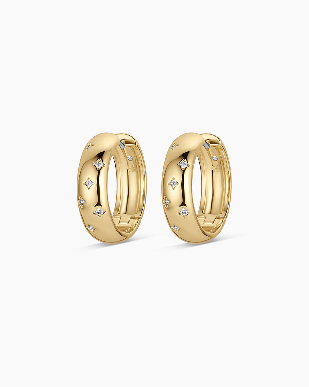 Celeste Hoops || option::18K Gold Plated