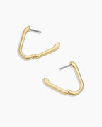 Parker Shimmer Huggies || option::18K Gold Plated