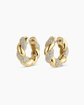 Crew Shimmer Hoops || option::18K Gold Plated