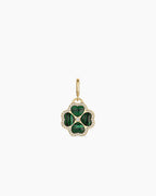 Vintage Clover Parker Charm || option::18K Gold Plated