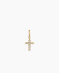 Shimmer Cross Parker Charm || option::18K Gold Plated