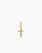 Shimmer Cross Parker Charm || option::18K Gold Plated