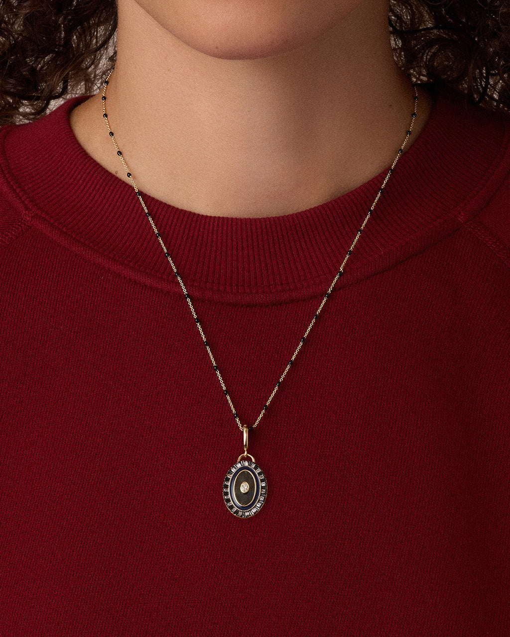 Vintage Coin Charm Necklace || option::18K Gold Plated