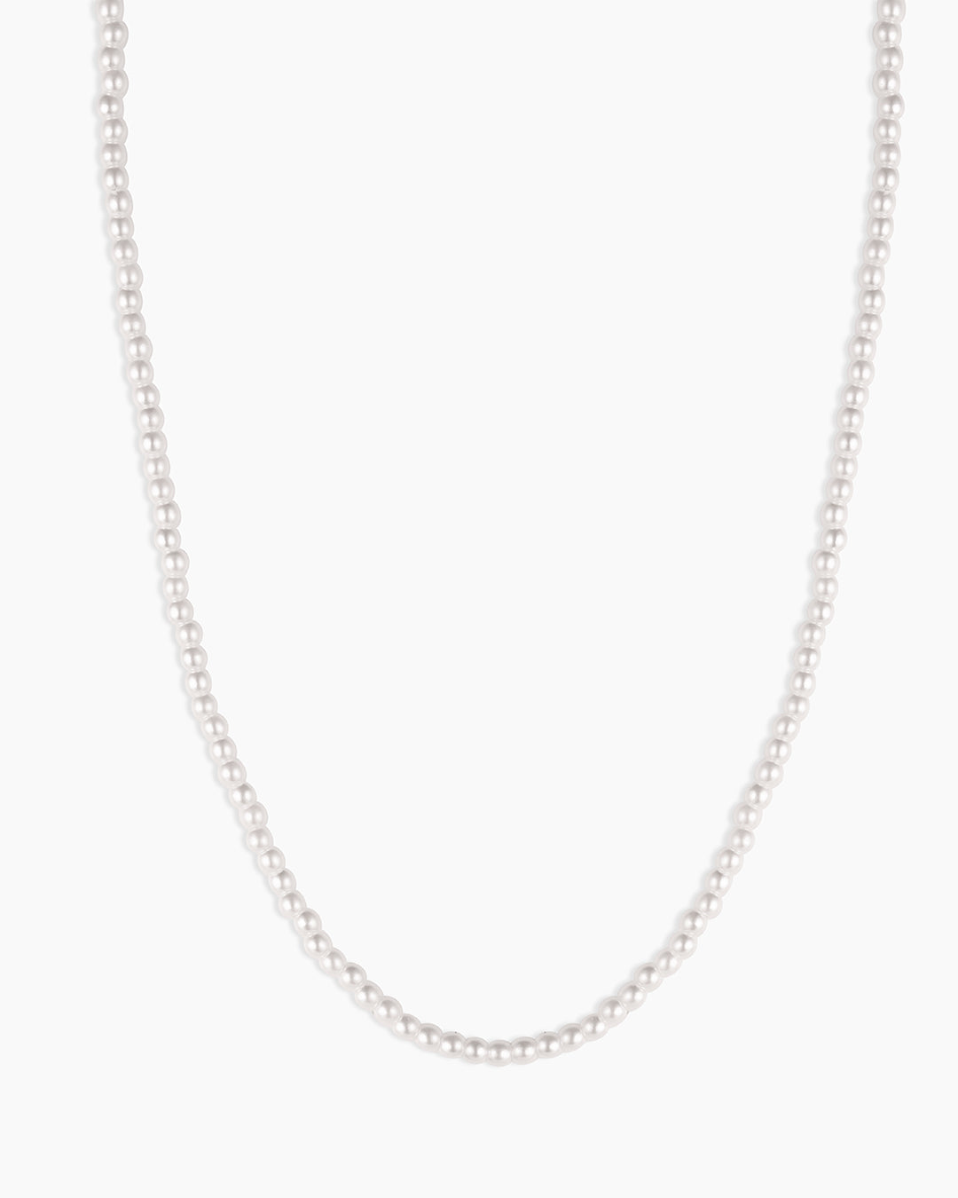 Florence Pearl Necklace || option::18K Gold Plated