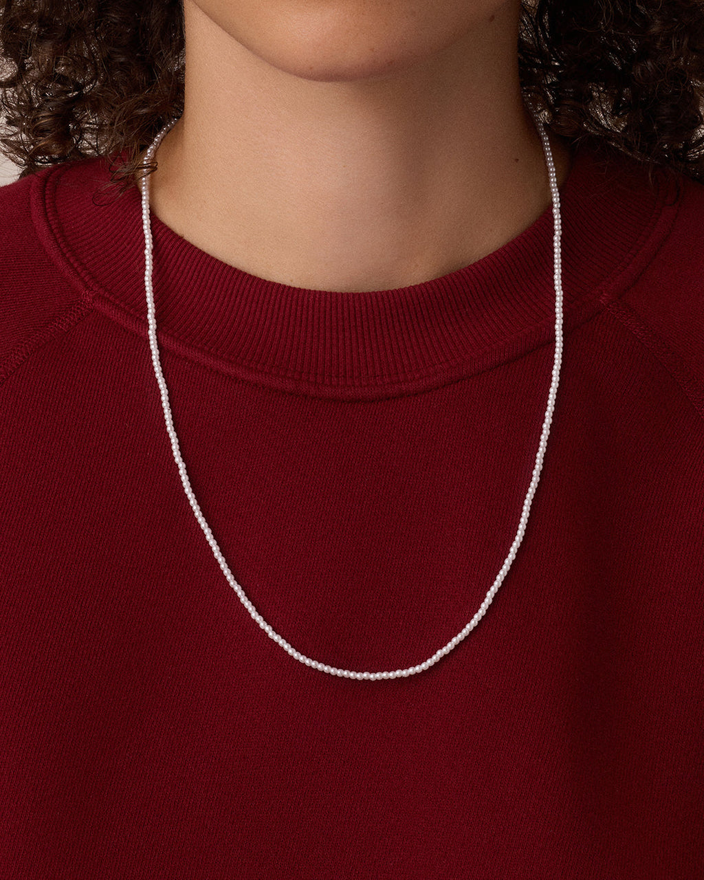 Florence Pearl Necklace || option::18K Gold Plated