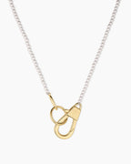 Florence Pearl Necklace || option::18K Gold Plated