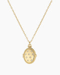 Celeste Locket Necklace || option::18K Gold Plated