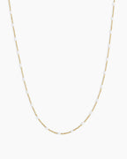 Capri Necklace || option::18K Gold Plated, White
