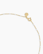 Capri Necklace || option::18K Gold Plated, White