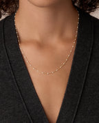 Capri Necklace || option::18K Gold Plated, White