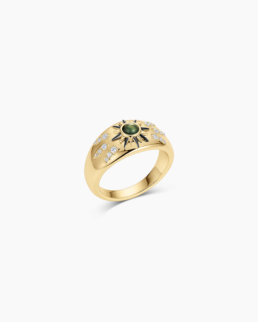 Vintage Burst Ring || option::18K Gold Plated