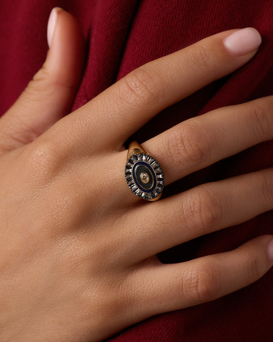 Vintage Coin Ring || option::18K Gold Plated