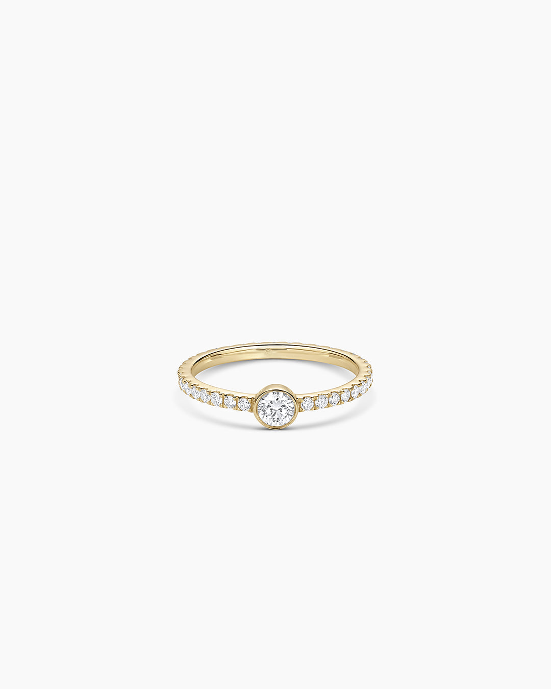 Lab Grown Diamond Circle Eternity Ring || option::14K Solid Gold
