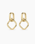 Charlie Drop Hoops || option::18K Gold Plated