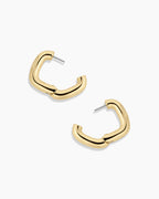 Charlie Hoops || option::18K Gold Plated