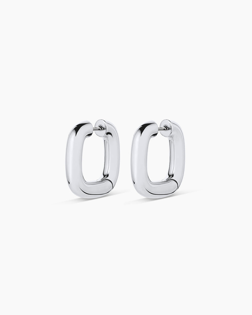 Charlie Hoops || option::Silver Plated