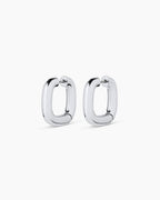 Charlie Hoops || option::Silver Plated