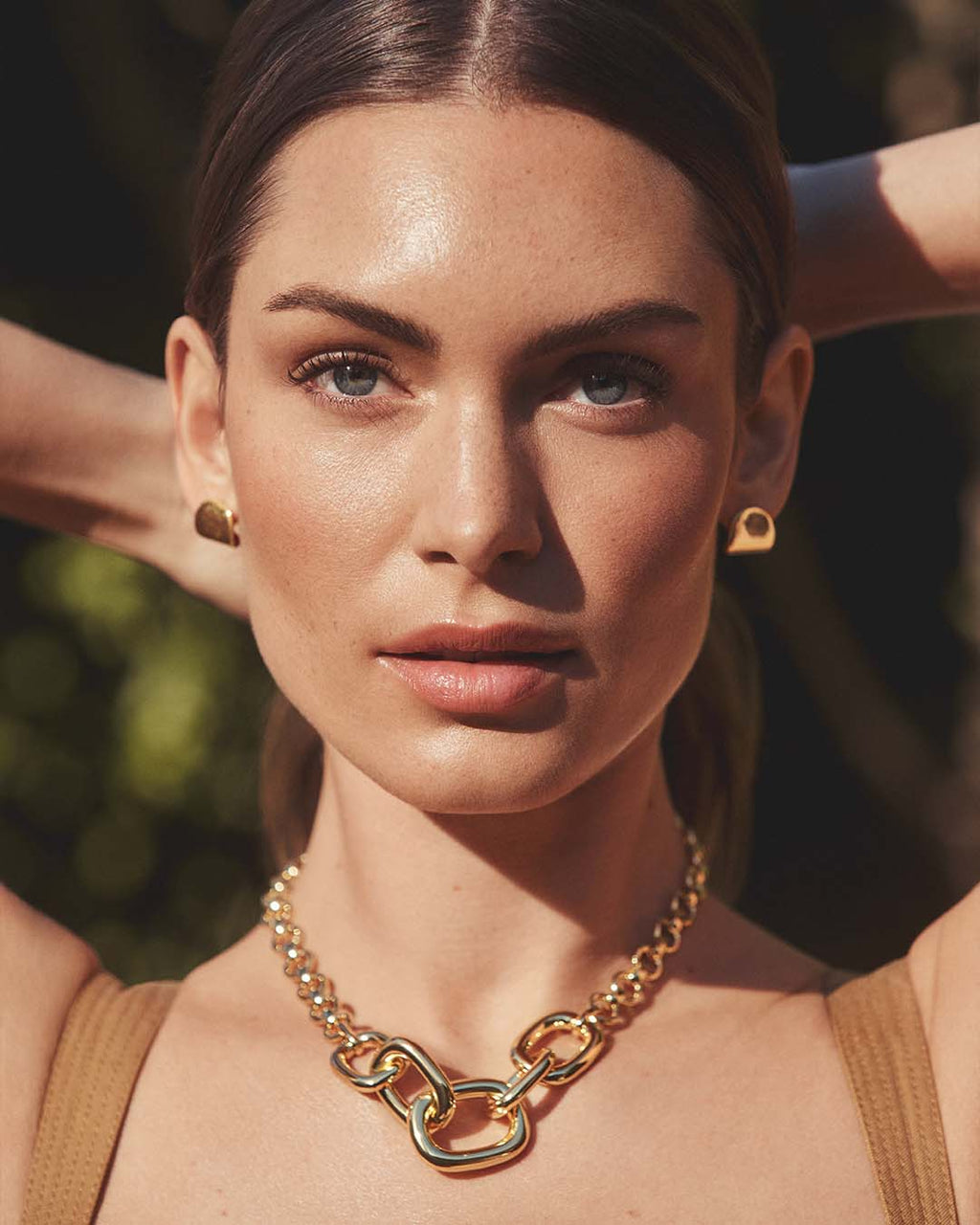 Charlie Wrap Studs || option::18K Gold Plated || set::charlie-look-1