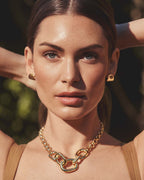 Charlie Wrap Studs || option::18K Gold Plated || set::charlie-look-1