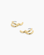Taner Double Huggies || option::18K Gold Plated