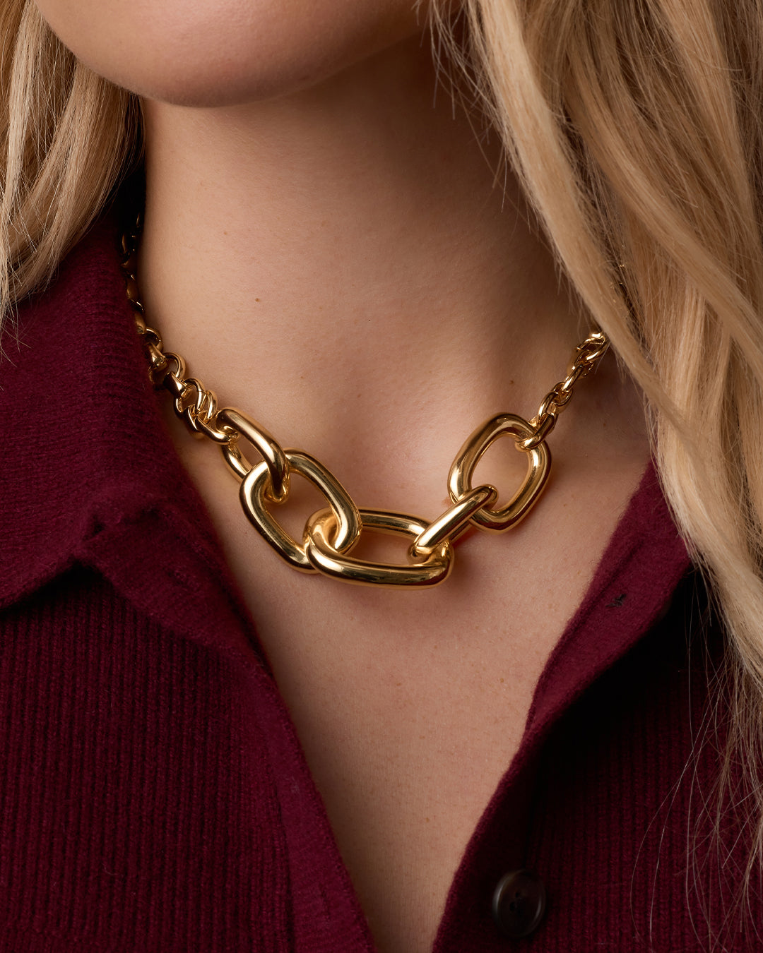 Charlie Necklace || option::18K Gold Plated