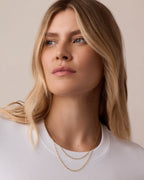 Parker Delicate Necklace || option::18K Gold Plated, 16 in.