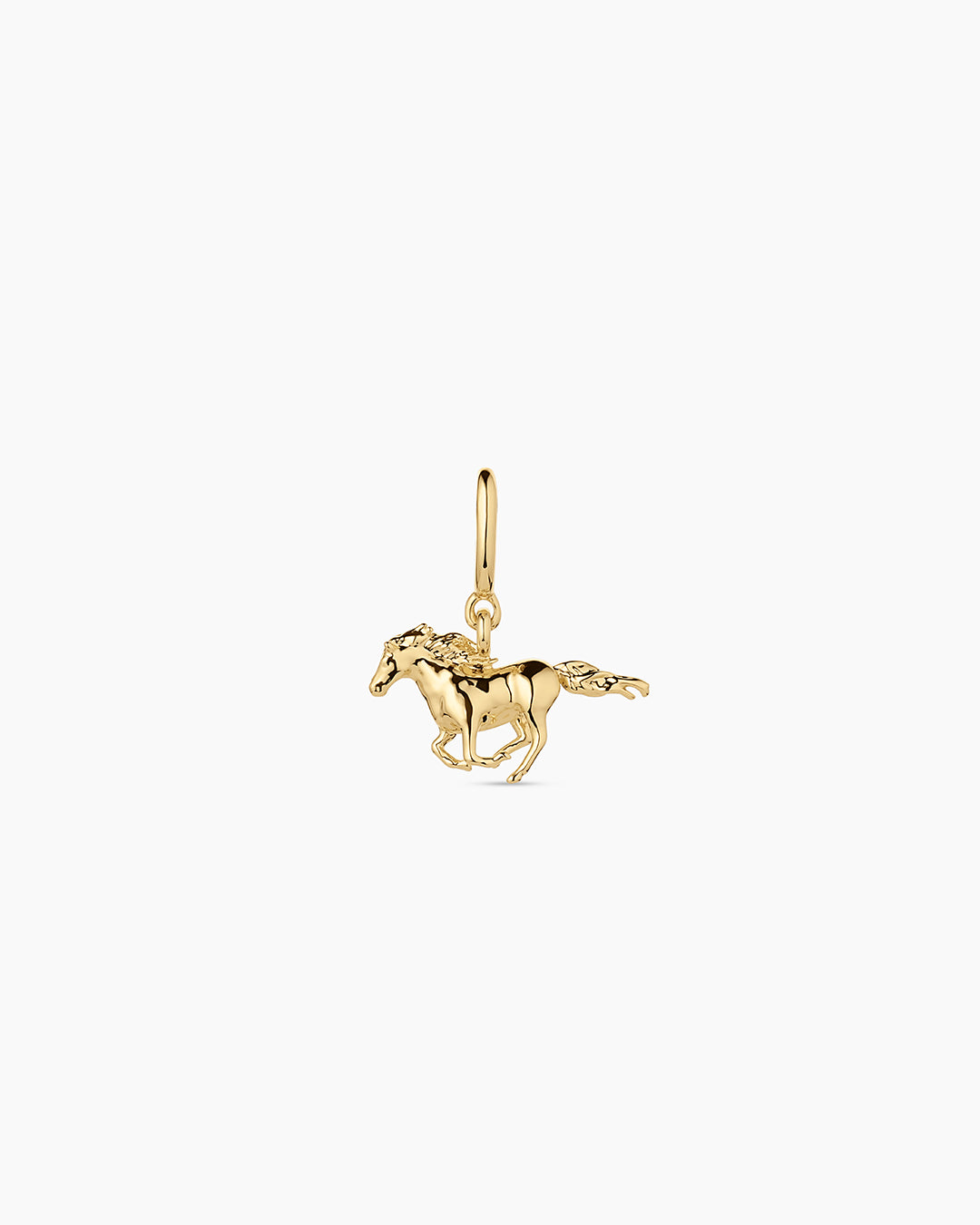 Horse Parker Charm || option::18K Gold Plated