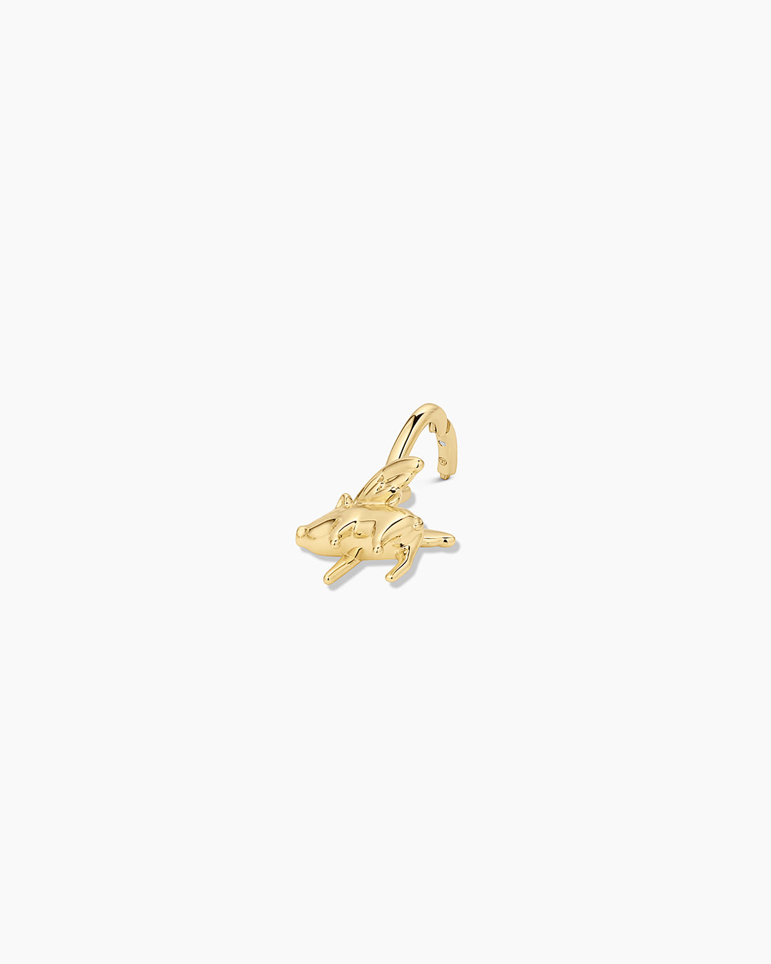 When Pigs Fly Parker Charm || option::18K Gold Plated