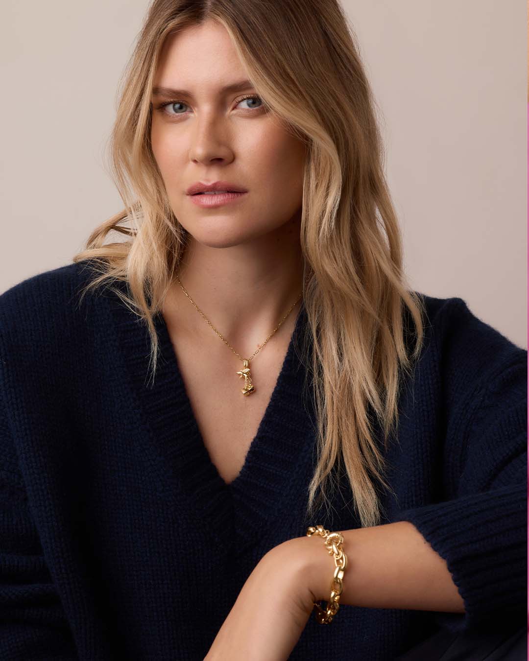 When Pigs Fly Parker Charm || option::18K Gold Plated