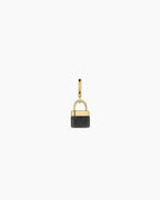 Padlock Parker Charm || option::18K Gold Plated, Labradorite