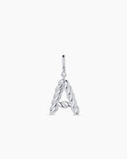 Crew Alphabet Statement Charm || option::Silver Plated, A