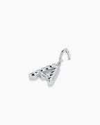 Crew Alphabet Statement Charm || option::Silver Plated, A