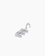 Crew Alphabet Statement Charm || option::Silver Plated, E