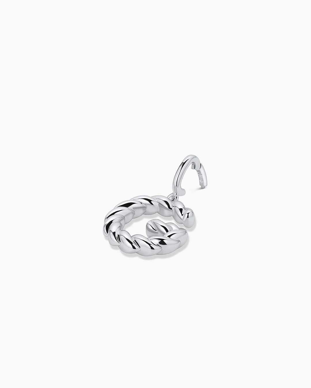Crew Alphabet Statement Charm || option::Silver Plated, G