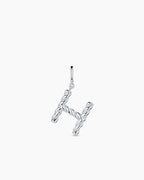 Crew Alphabet Statement Charm || option::Silver Plated, H