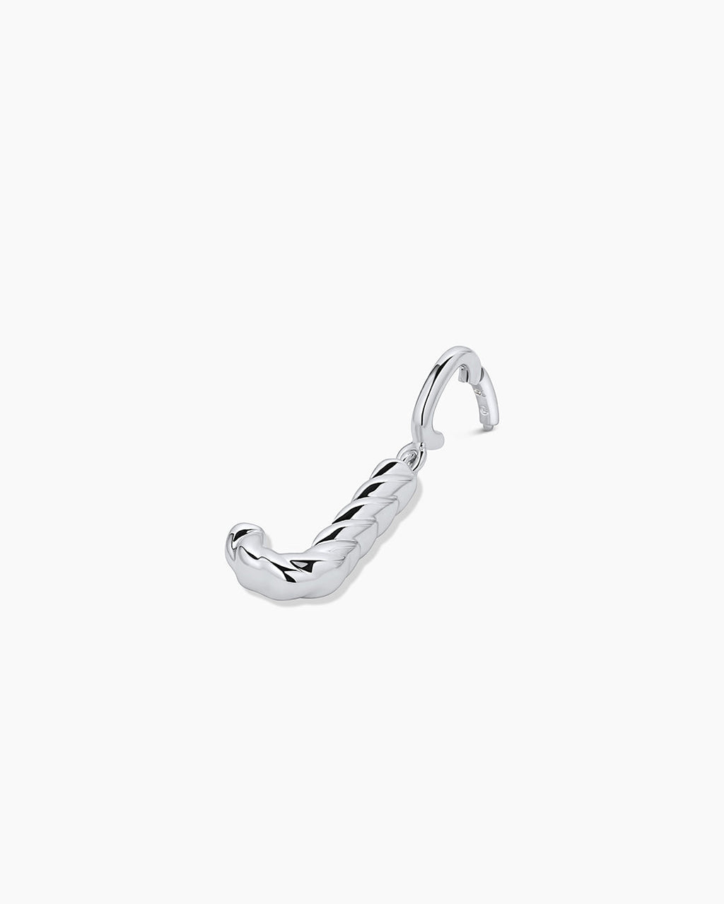 Crew Alphabet Statement Charm || option::Silver Plated, J