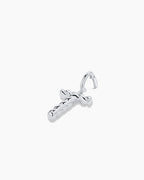 Crew Alphabet Statement Charm || option::Silver Plated, T