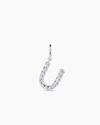 Crew Alphabet Statement Charm || option::Silver Plated, U
