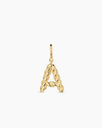 Crew Alphabet Statement Charm || option::18K Gold Plated, A
