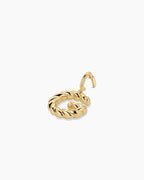 Crew Alphabet Statement Charm || option::18K Gold Plated, G