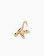 Crew Alphabet Statement Charm || option::18K Gold Plated, K