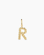 Crew Alphabet Statement Charm || option::18K Gold Plated, R