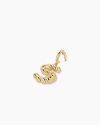Crew Alphabet Statement Charm || option::18K Gold Plated, S