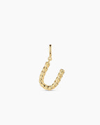 Crew Alphabet Statement Charm || option::18K Gold Plated, U