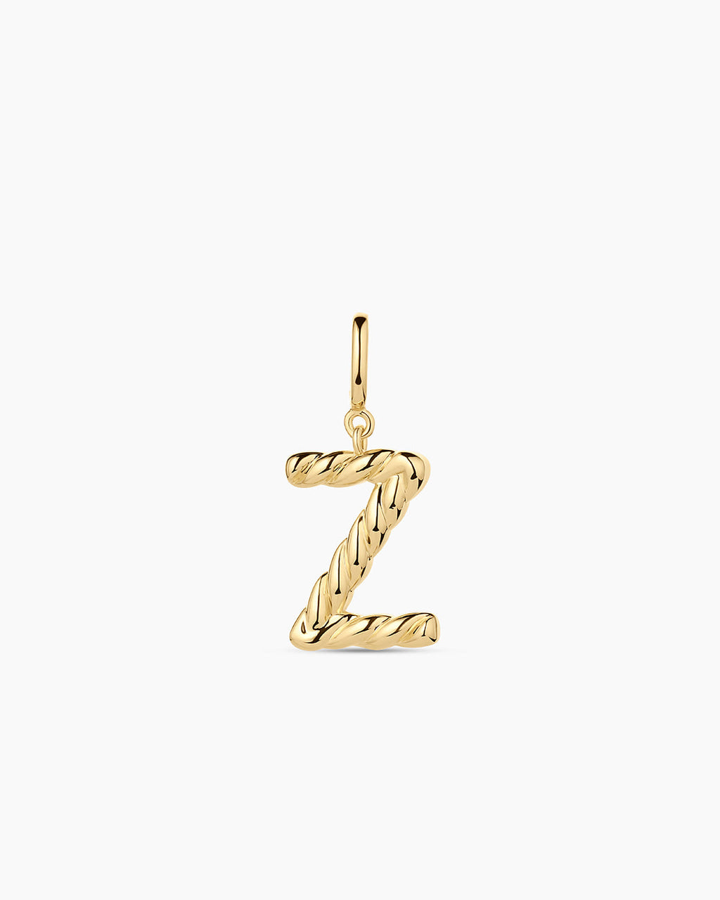 Crew Alphabet Statement Charm || option::18K Gold Plated, Z
