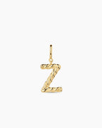 Crew Alphabet Statement Charm || option::18K Gold Plated, Z